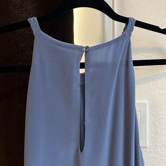Joie Ora Silk Midi Halter Dress (bijou blue) - size XL - NWT - Picture 4 of 7